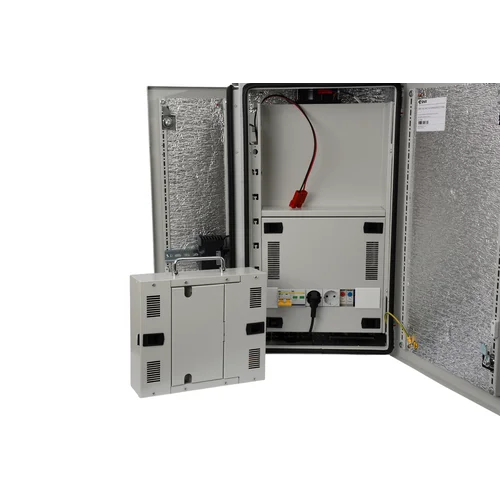 Уличный управляемый коммутационный узел, 8GPOE, климатического исполнения IP54, 48В 9Ач